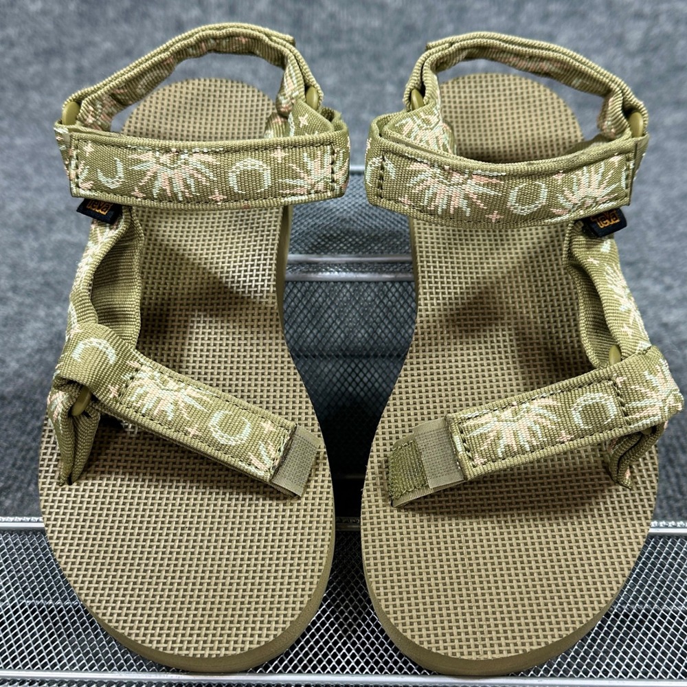 Teva Original Universal Sun Moon Olive Green Sandals Womens 6 NWOB